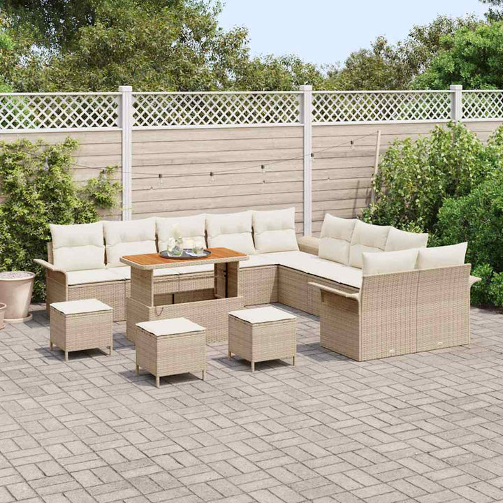 Havesofa Sæt 14 stk. 13-Antal sæder Beige og creme