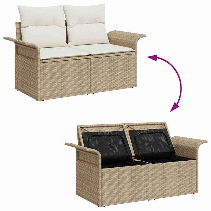 Havesofa Sæt 14 stk. 13-Antal sæder Beige og creme