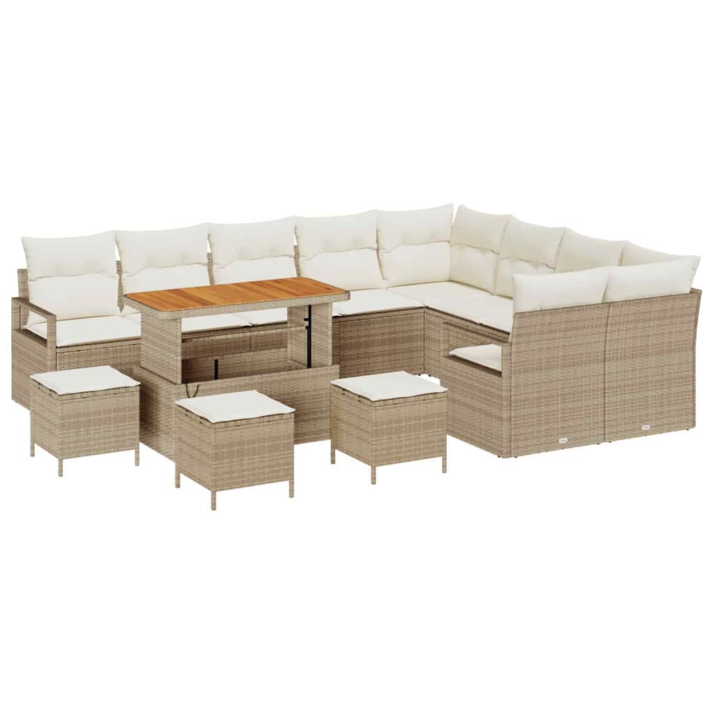 Havesofa Sæt 13 stk. 12-Antal sæder Beige og creme