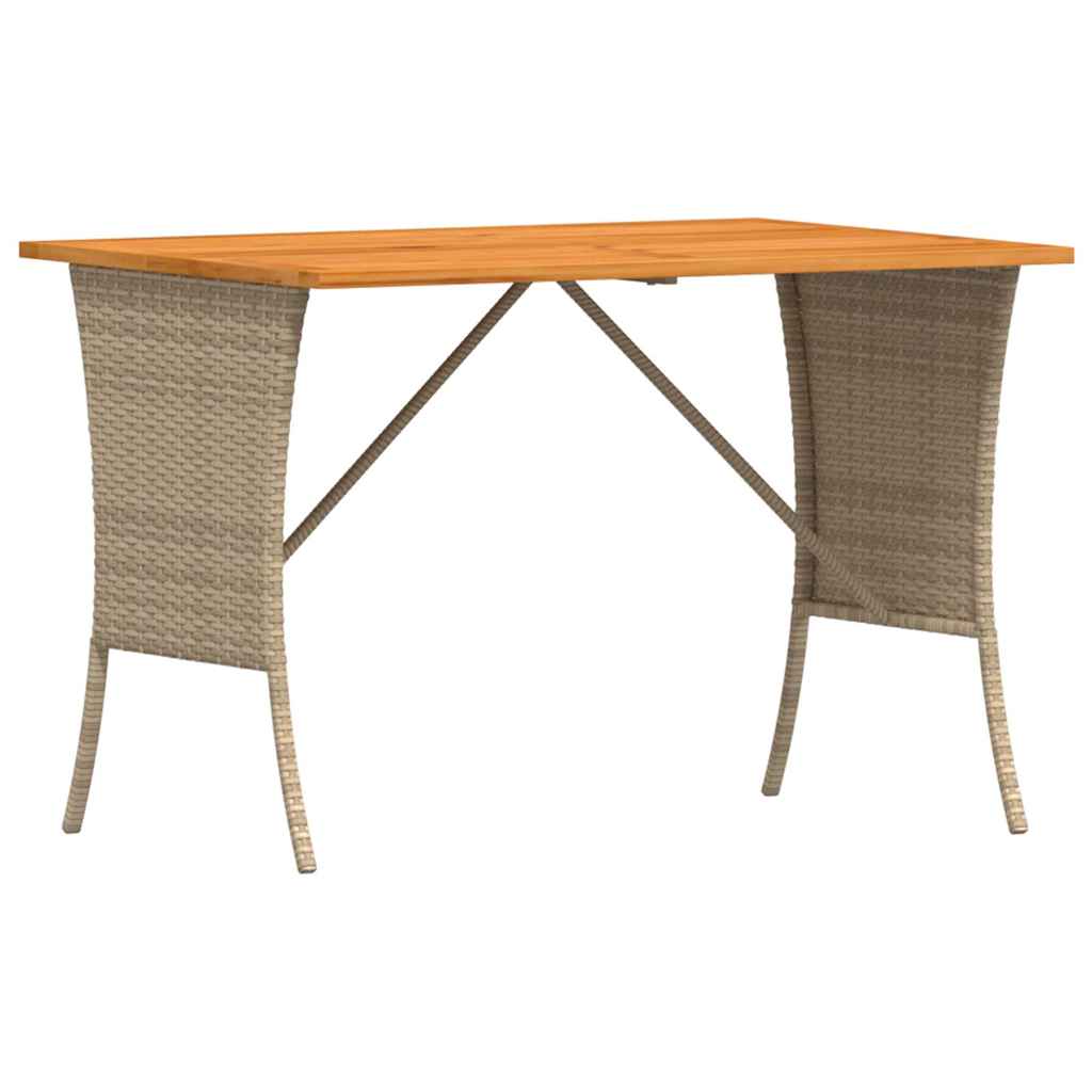 sofasæt til haven 4 dele med hynder polyrattan beige