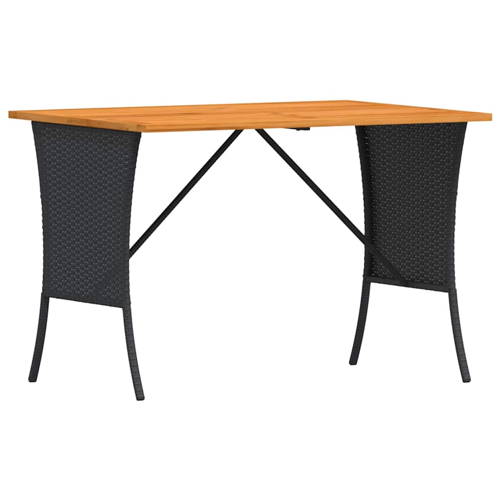 sofasæt til haven 3 dele med hynder polyrattan sort