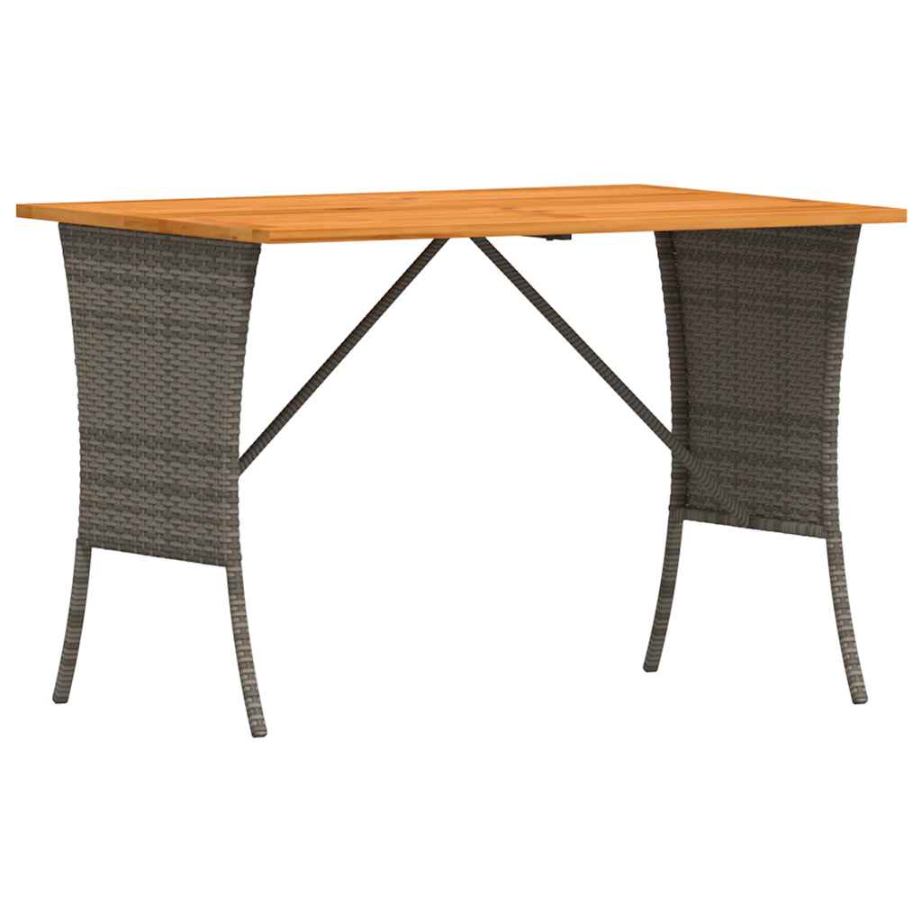 havesofasæt 3 dele med hynder polyrattan grå