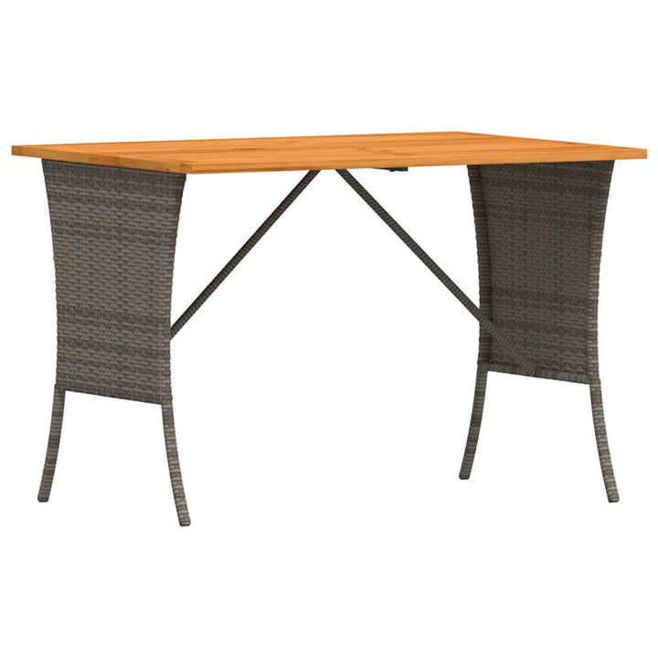 havesofasæt 3 dele med hynder polyrattan grå