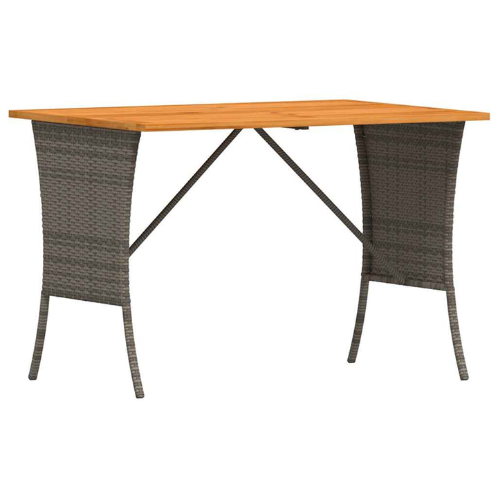 sofasæt 5 dele med hynder polyrattan grå