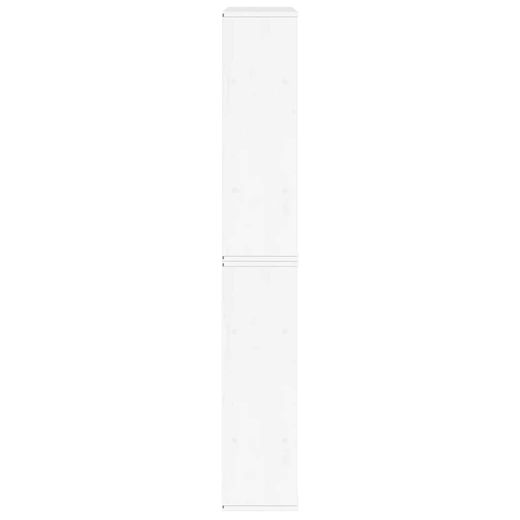 sidekabinetter 4 stk ODDA 40x24x79 cm massivt fyrretræ hvid