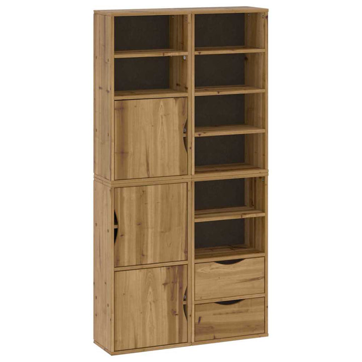 sidekabinetter 4 stk ODDA 40x24x79 cm massivt fyrretræ