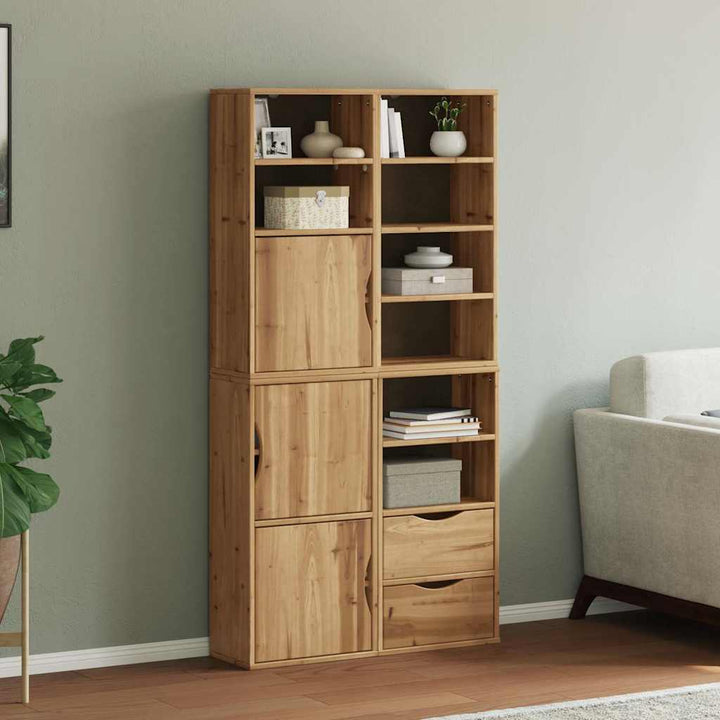 sidekabinetter 4 stk ODDA 40x24x79 cm massivt fyrretræ