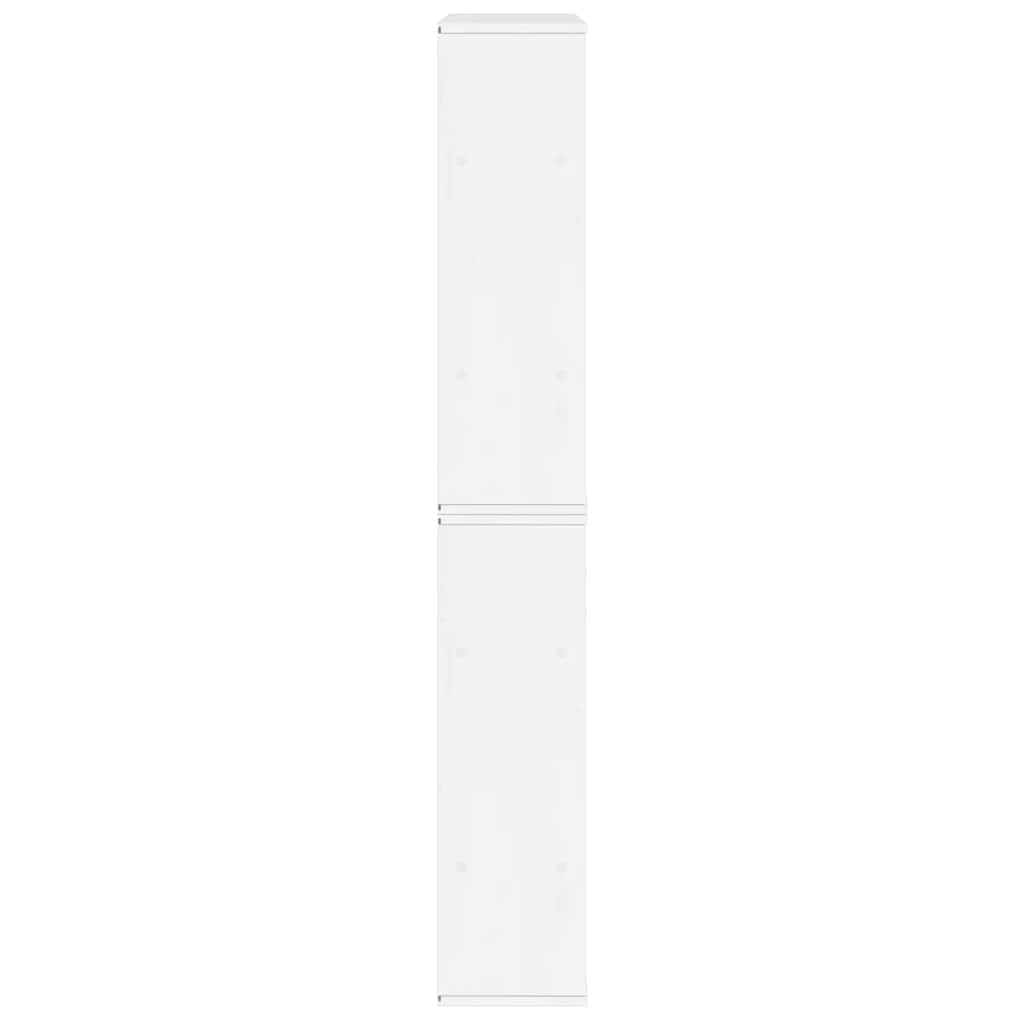 sidekabinetter 6 stk ODDA 40x24x79 cm massivt fyrretræ hvid