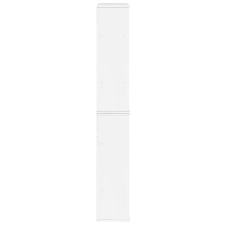 sidekabinetter 6 stk ODDA 40x24x79 cm massivt fyrretræ hvid