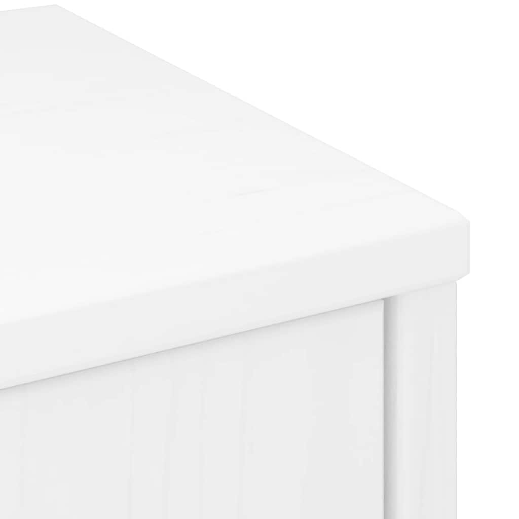 sidekabinetter 6 stk ODDA 40x24x79 cm massivt fyrretræ hvid