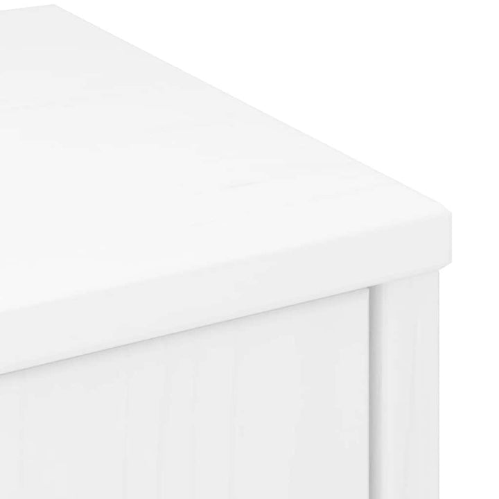sidekabinetter 6 stk ODDA 40x24x79 cm massivt fyrretræ hvid