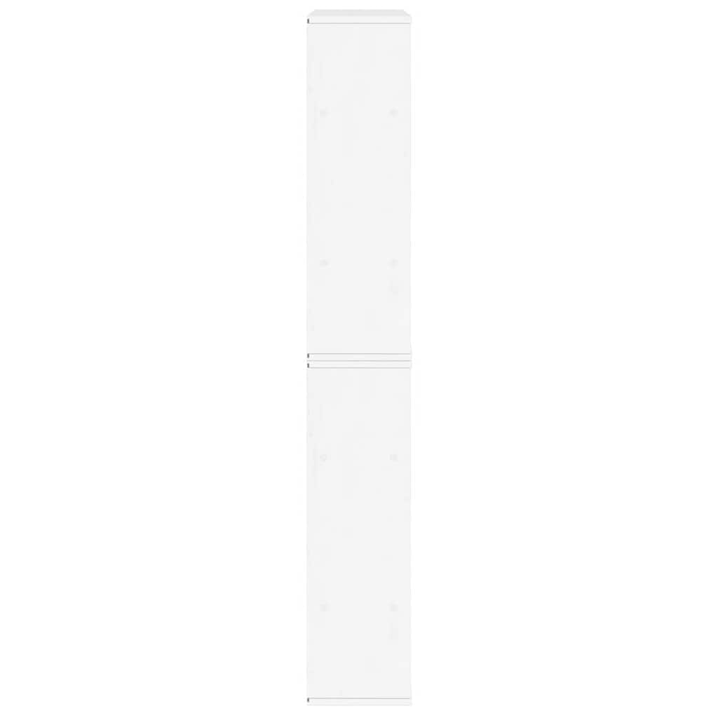 sidekabinetter 5 stk ODDA 40x24x79 cm massivt fyrretræ hvid