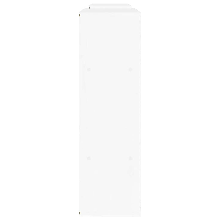 TV-skabe 5 stk med opbevaring ODDA massivt fyrretræ hvid