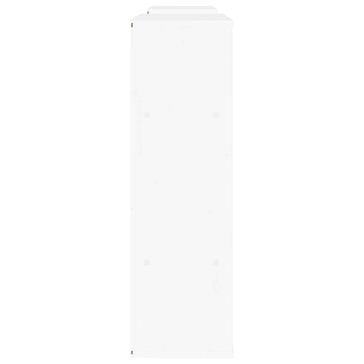 TV-skabe 5 stk med opbevaring ODDA massivt fyrretræ hvid