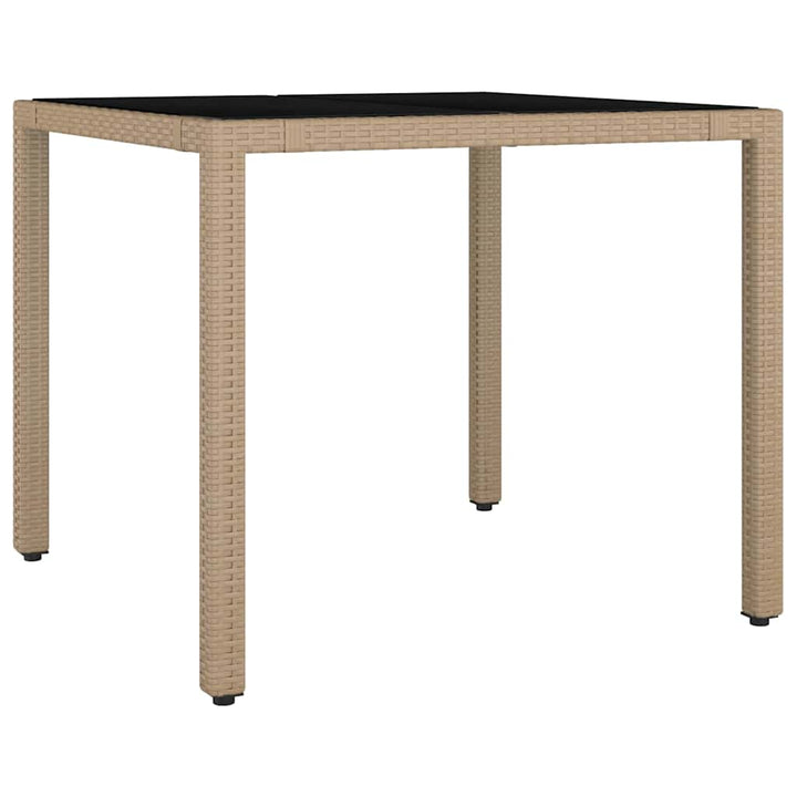 Have Spisebordssæt 5 stk. Beige polyrattan