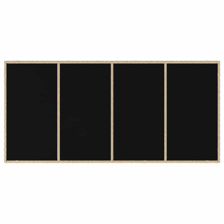 Have Spisebordssæt 7 stk. Beige polyrattan