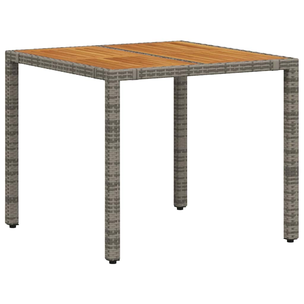Have Spisebordssæt 3 stk. Grå polyrattan