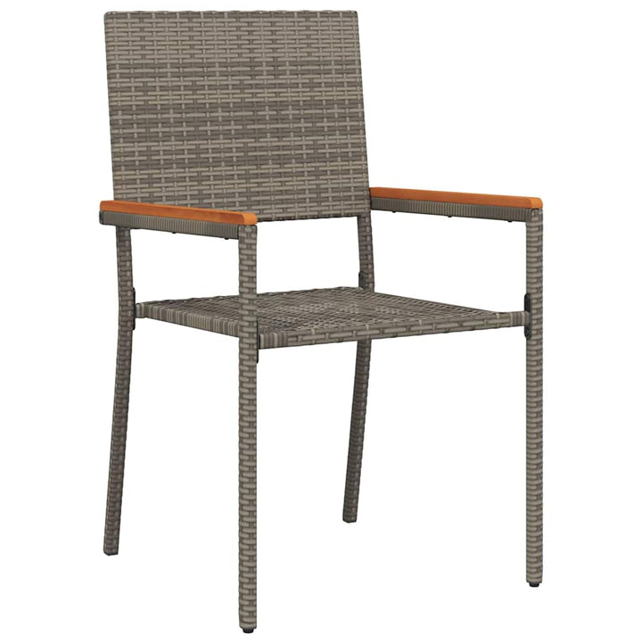 Have Spisebordssæt 7 stk. Grå polyrattan