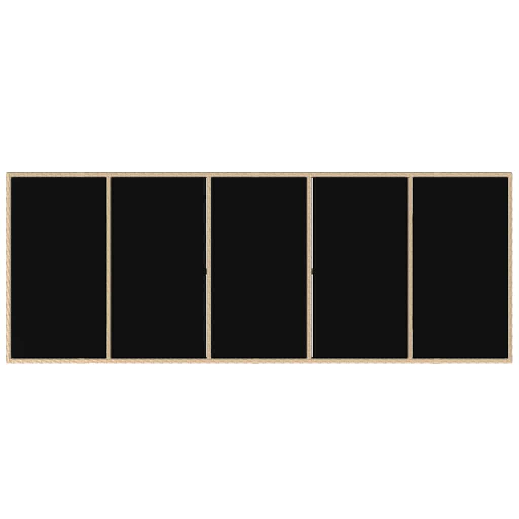 Have Spisebordssæt 9 stk. Beige polyrattan