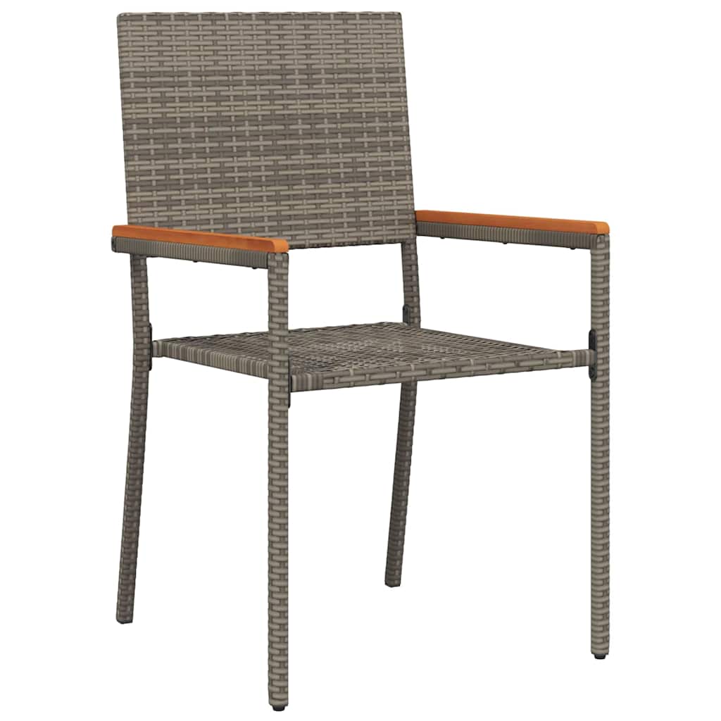 Have Spisebordssæt 11 pcs Grå polyrattan