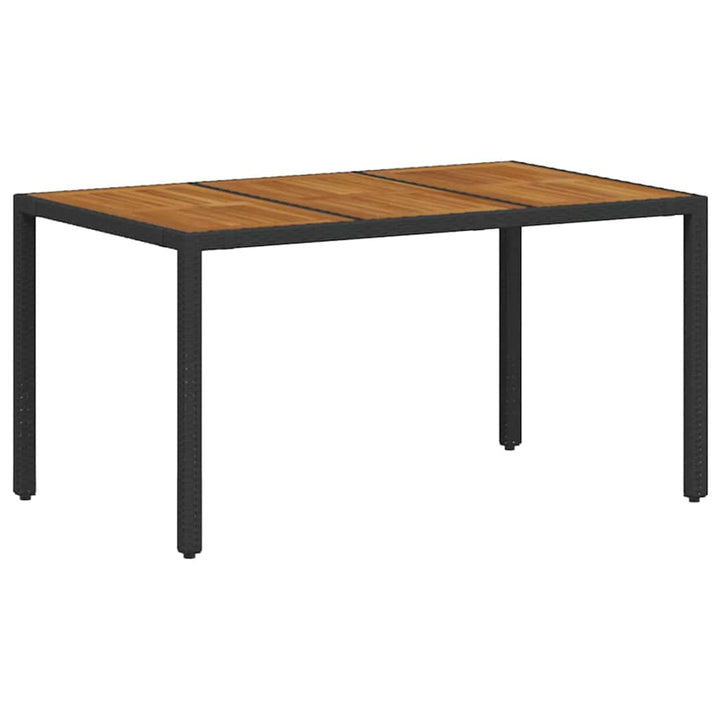 Have Spisebordssæt 7 stk. Sort og Brunt polyrattan