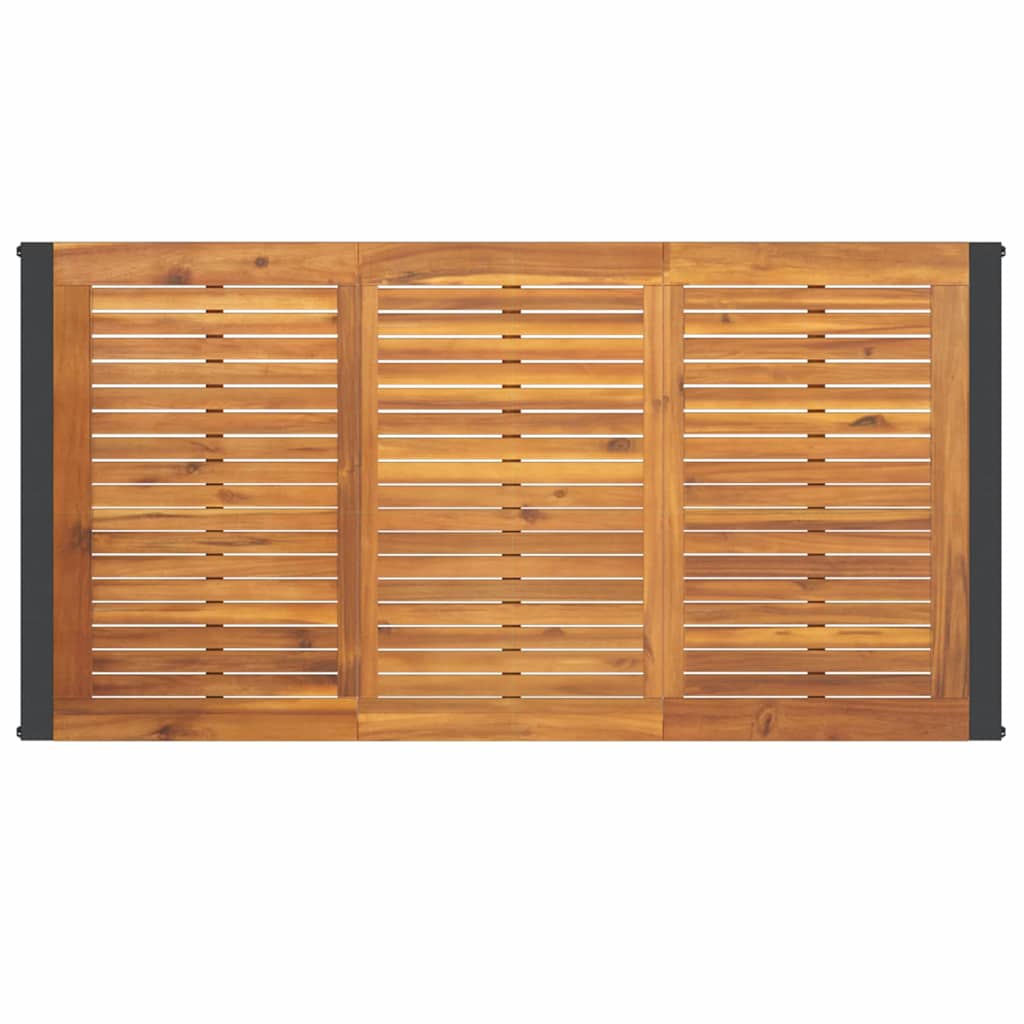 Have Spisebordssæt 7 pcs Sort og Brunt polyrattan
