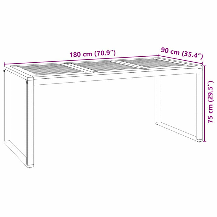 Have Spisebordssæt 7 pcs Sort og Brunt polyrattan