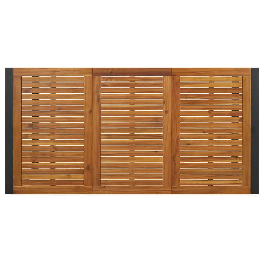 Have Spisebordssæt 7 pcs Sort og Brunt polyrattan