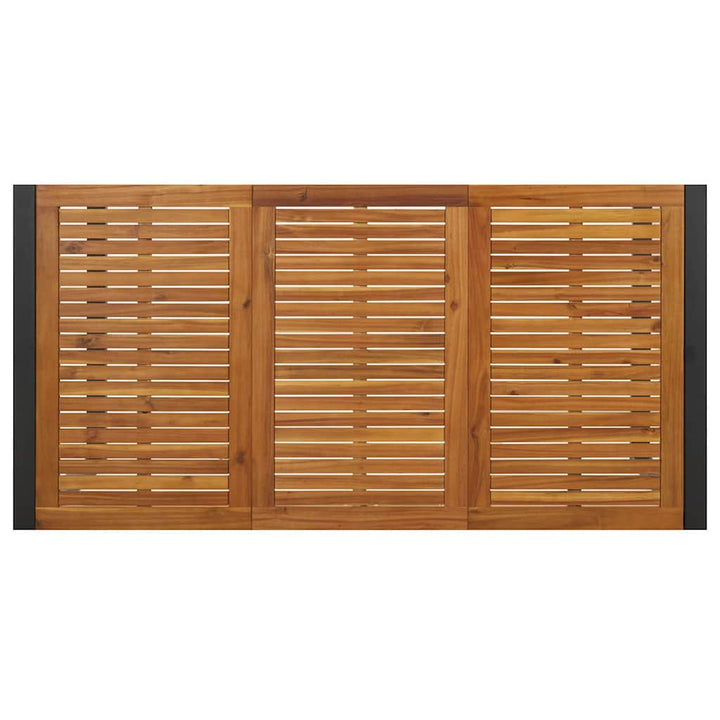 Have Spisebordssæt 7 pcs Sort og Brunt polyrattan