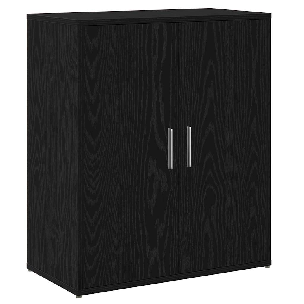 Sideboard 2 stk. Sort eg 60 x 31 x 70 cm Konstrueret træ