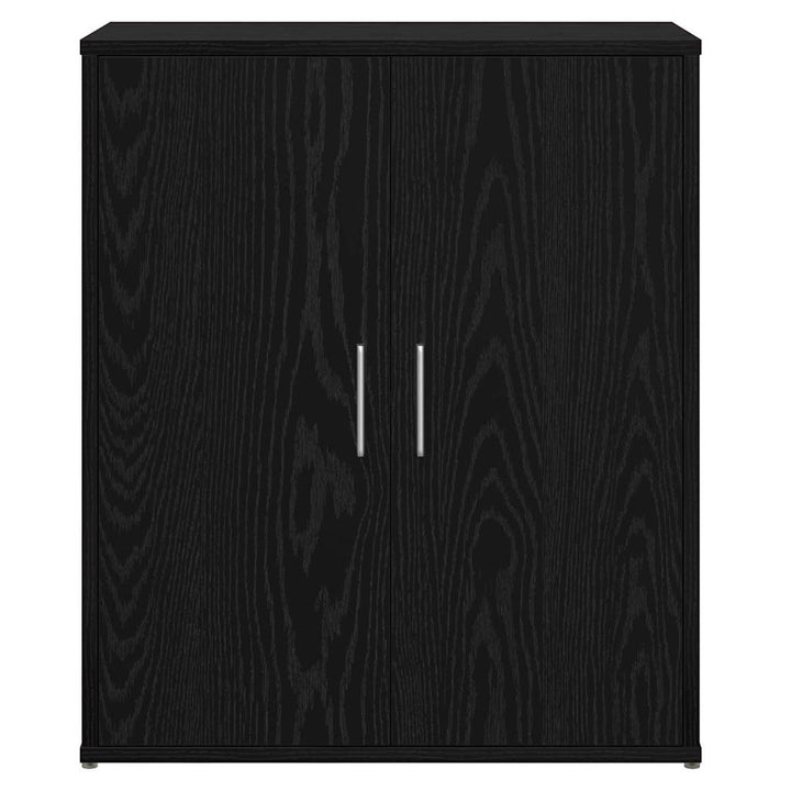 Sideboard 2 stk. Sort eg 60 x 31 x 70 cm Konstrueret træ