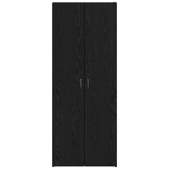 Kontorskab Sort eg 60 x 32 x 152,5 cm Konstrueret træ