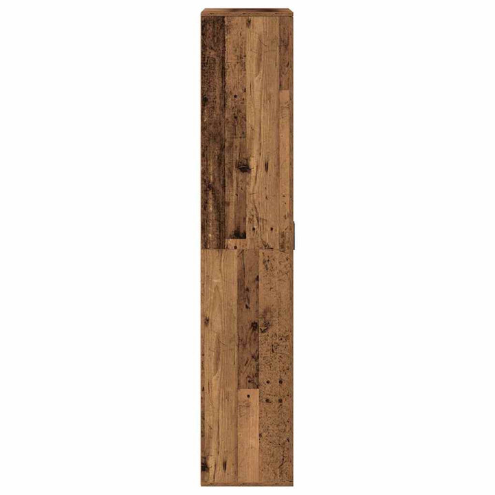 Højskab 80 x 35 x 180 cm Konstrueret træ Gammelt træ
