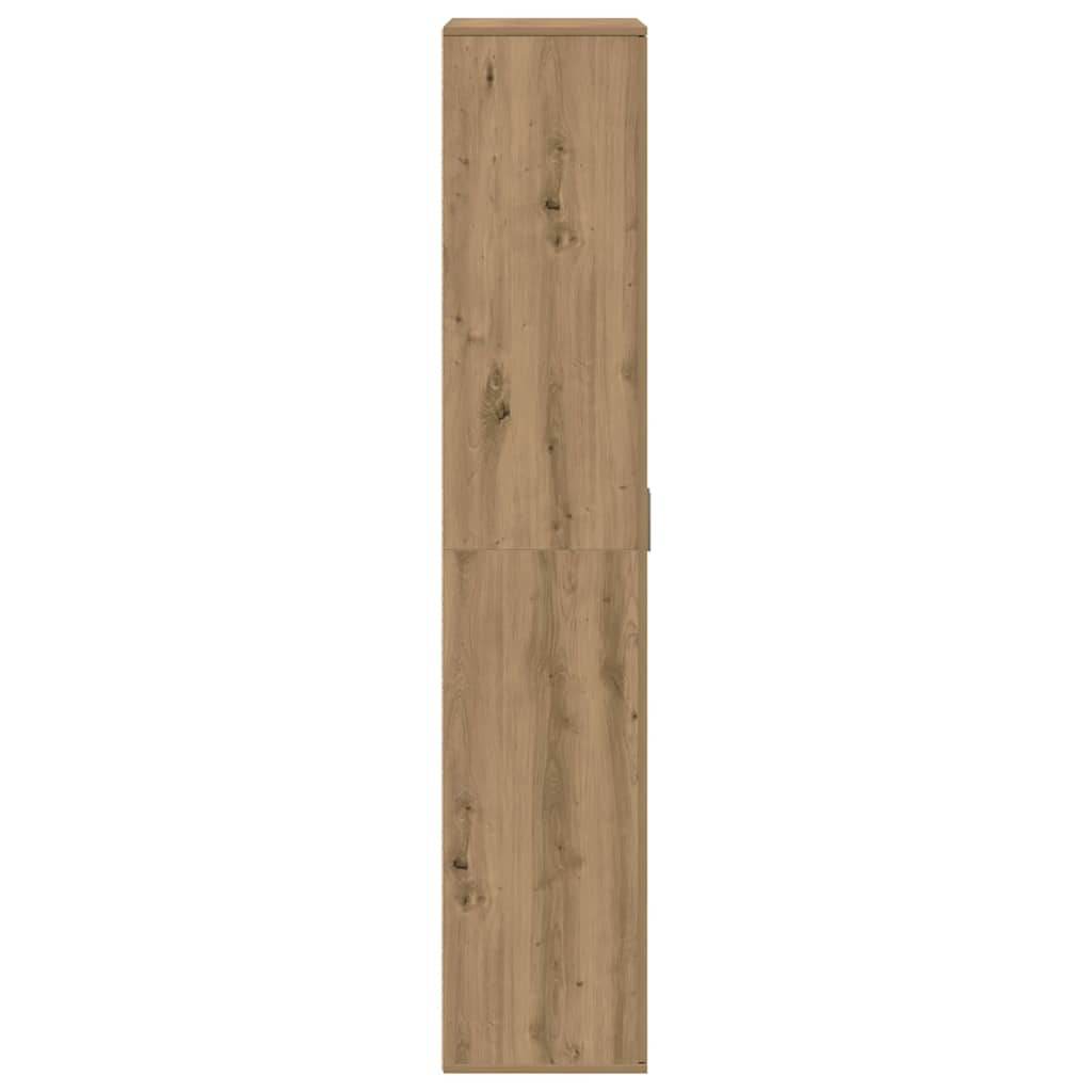 Højskab 80 x 35 x 180 cm Konstrueret træ artisan eg