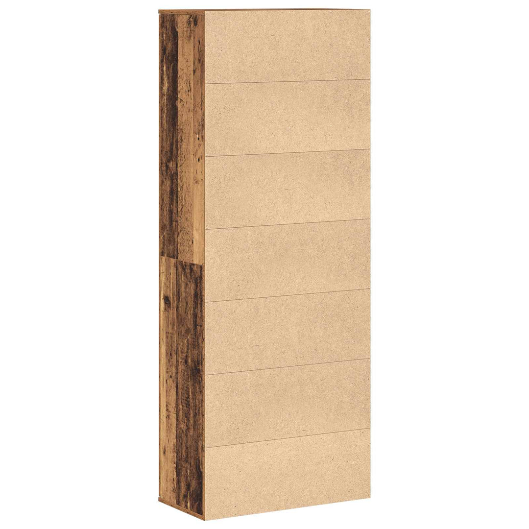 Highboard 70 x 33,5 x 180 cm Konstrueret træ Gammelt træ