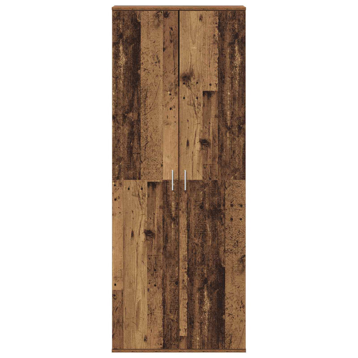 Highboard 70 x 33,5 x 180 cm Konstrueret træ Gammelt træ