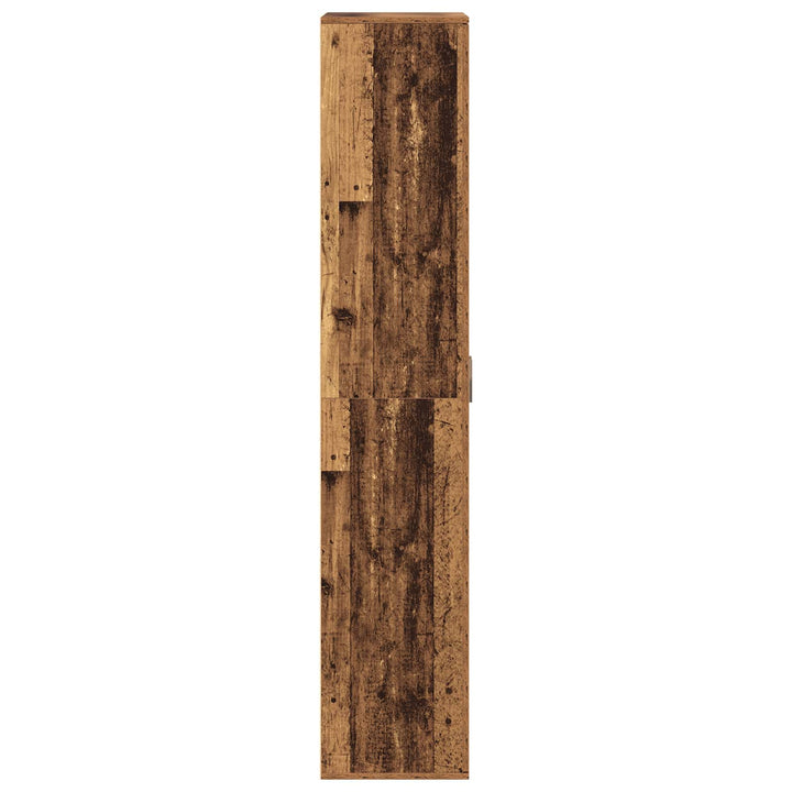 Highboard 70 x 33,5 x 180 cm Konstrueret træ Gammelt træ