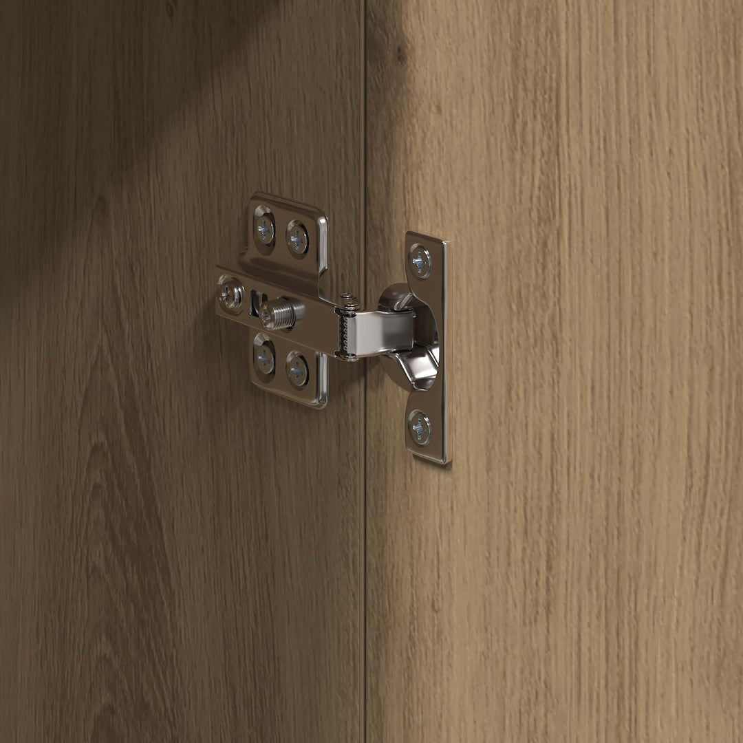 Highboard 70 x 33,5 x 180 cm Konstrueret træ Artisan Egetræ