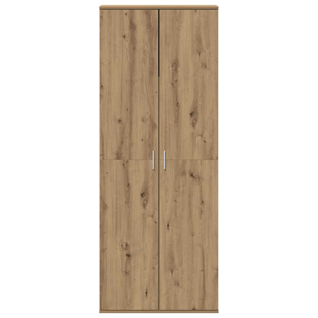 Highboard 70 x 33,5 x 180 cm Konstrueret træ Artisan Egetræ