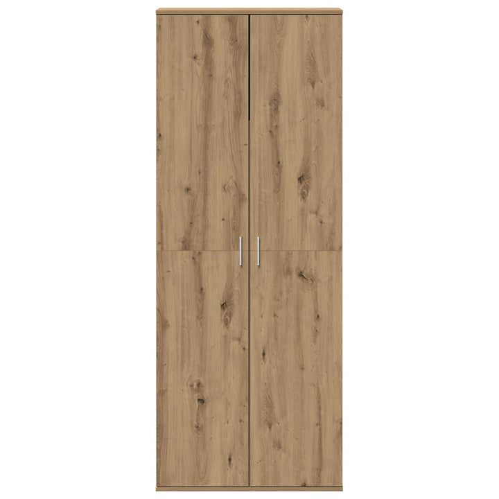 Highboard 70 x 33,5 x 180 cm Konstrueret træ Artisan Egetræ