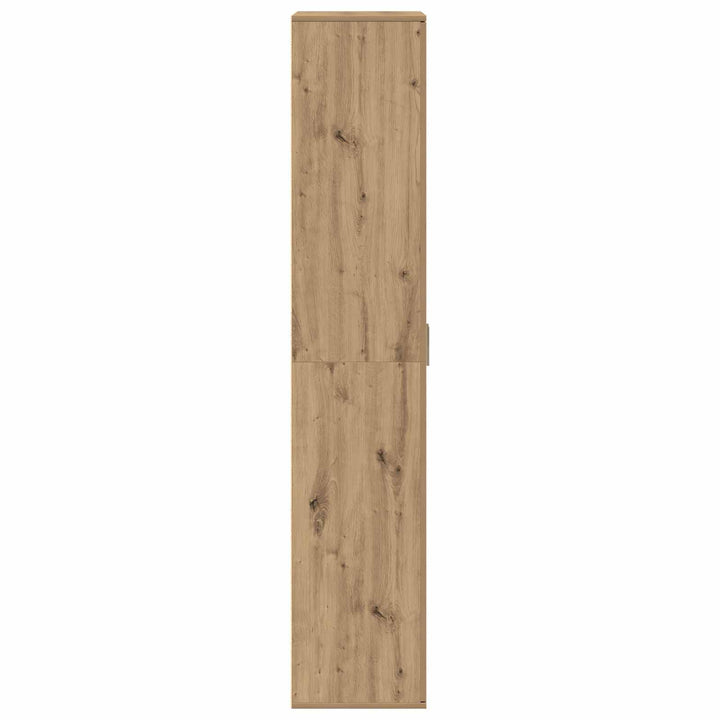 Highboard 70 x 33,5 x 180 cm Konstrueret træ Artisan Egetræ