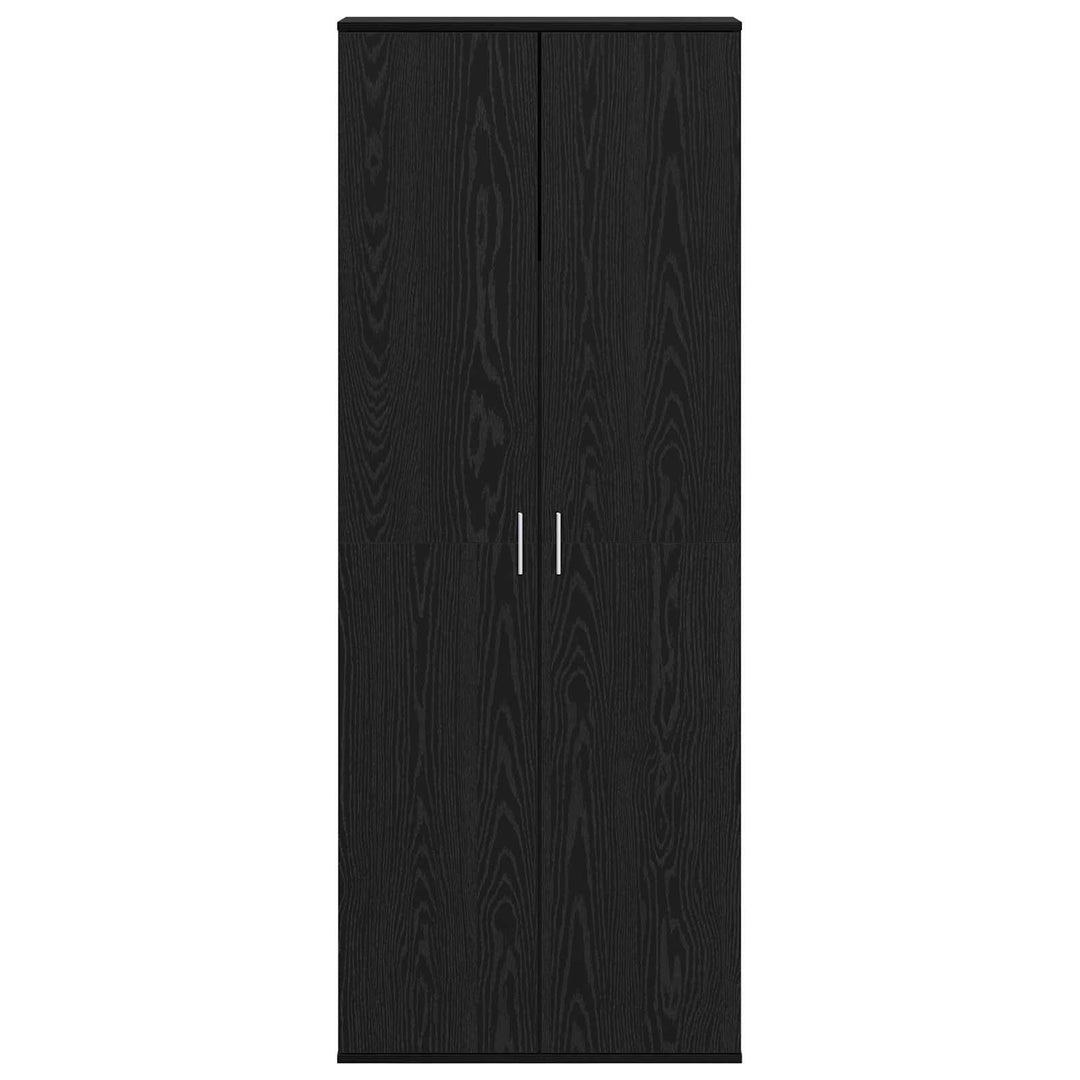 Highboard 70 x 33,5 x 180 cm Konstrueret træ Sort eg