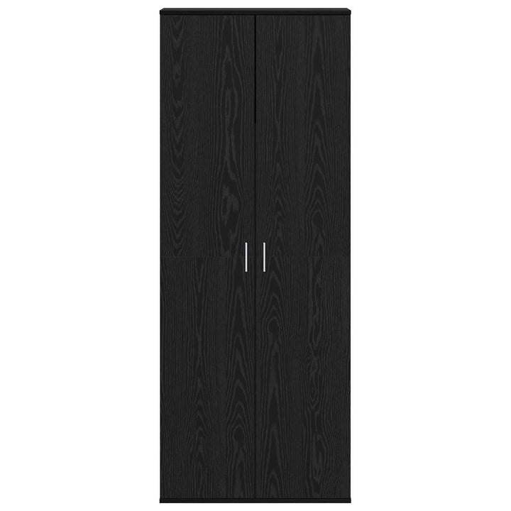 Highboard 70 x 33,5 x 180 cm Konstrueret træ Sort eg