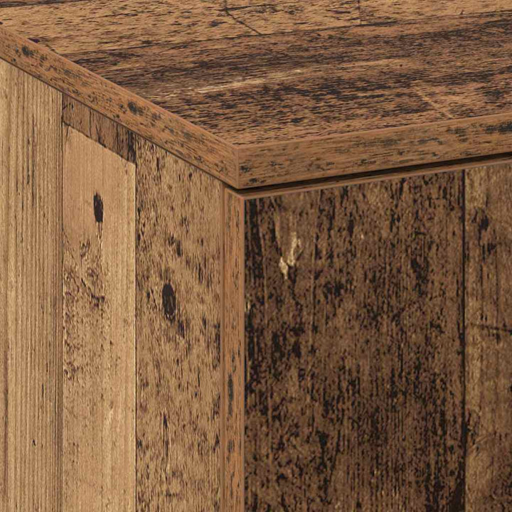Highboard 60 x 35 x 180 cm Konstrueret træ Gammelt træ