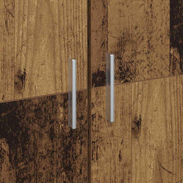 Highboard 60 x 35 x 180 cm Konstrueret træ Gammelt træ