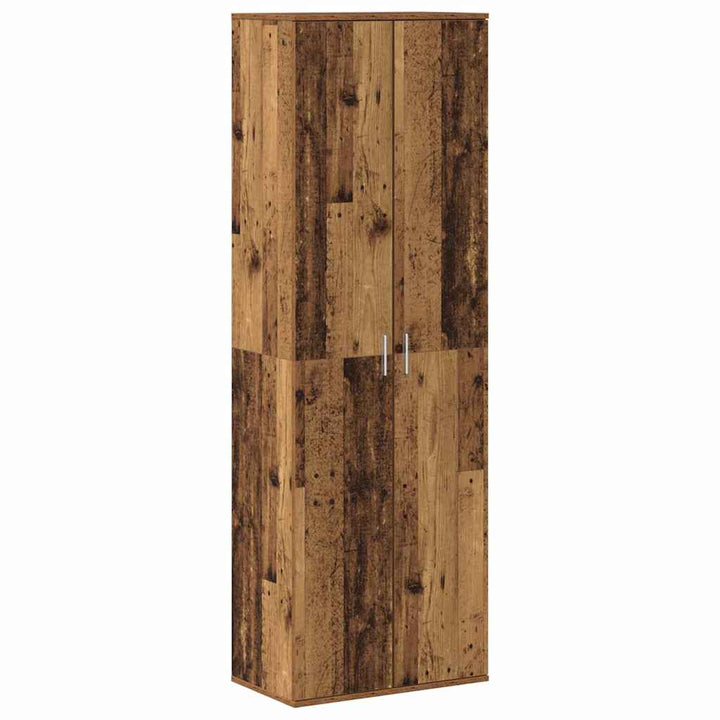 Highboard 60 x 35 x 180 cm Konstrueret træ Gammelt træ