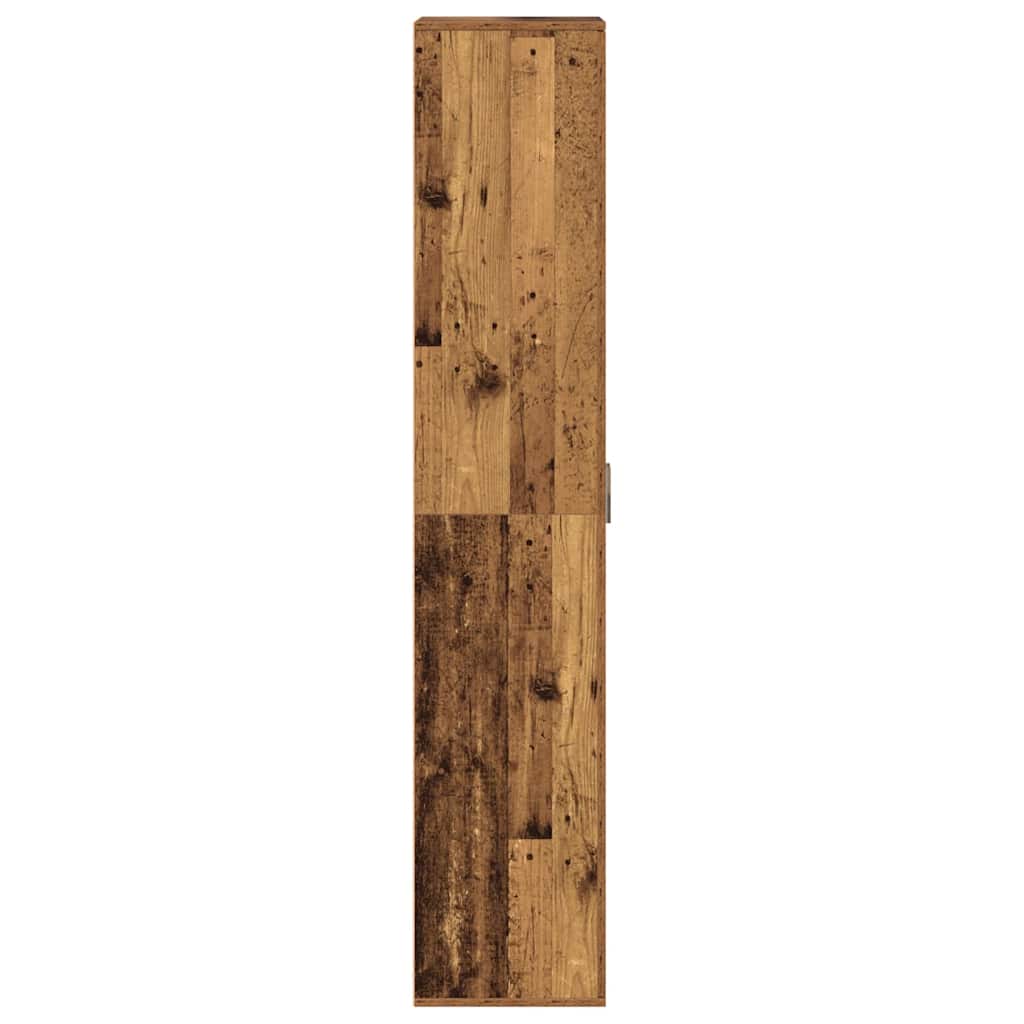 Highboard 60 x 35 x 180 cm Konstrueret træ Gammelt træ