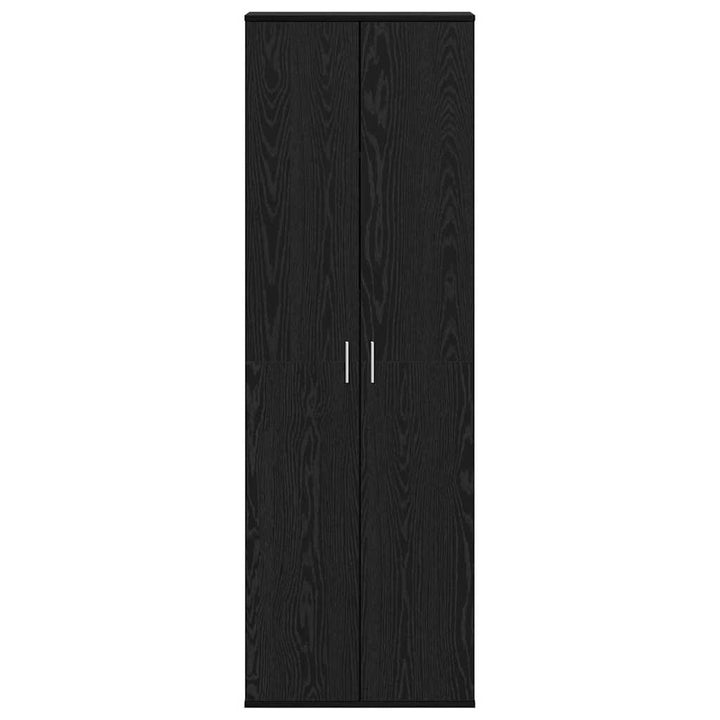 Highboard 60 x 35 x 180 cm Konstrueret træ Sort eg