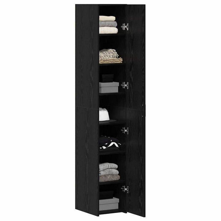 Highboard 2 pcs Sort eg 30 x 42,5 x 185 cm