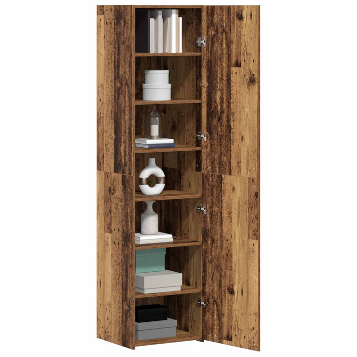 Highboard Gammelt træ 45 x 42,5 x 185 cm